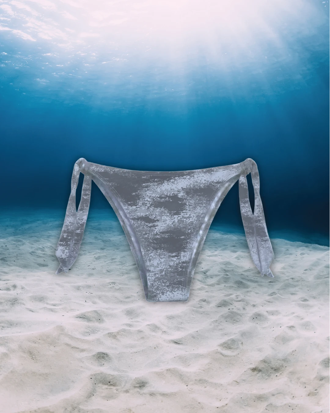 Tiger Shark Tie Side Bikini Bottoms