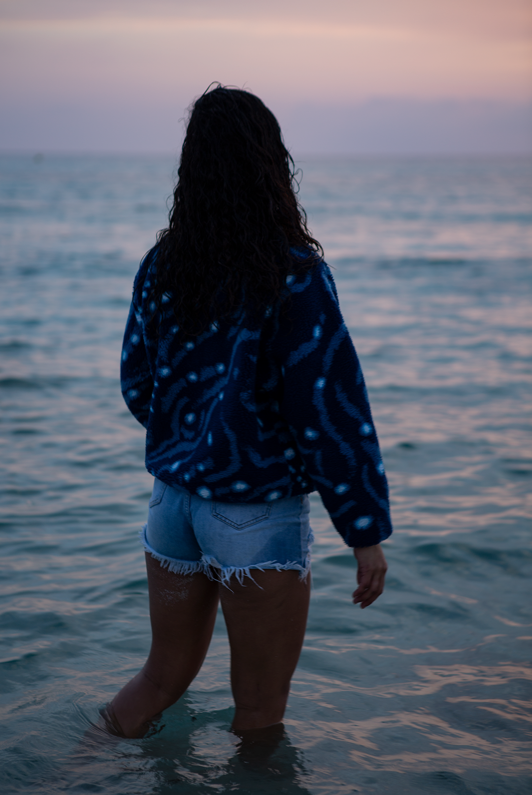 Sustainable fleece with pockets
