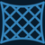 Fishing nets blue symbol on dark blue background.