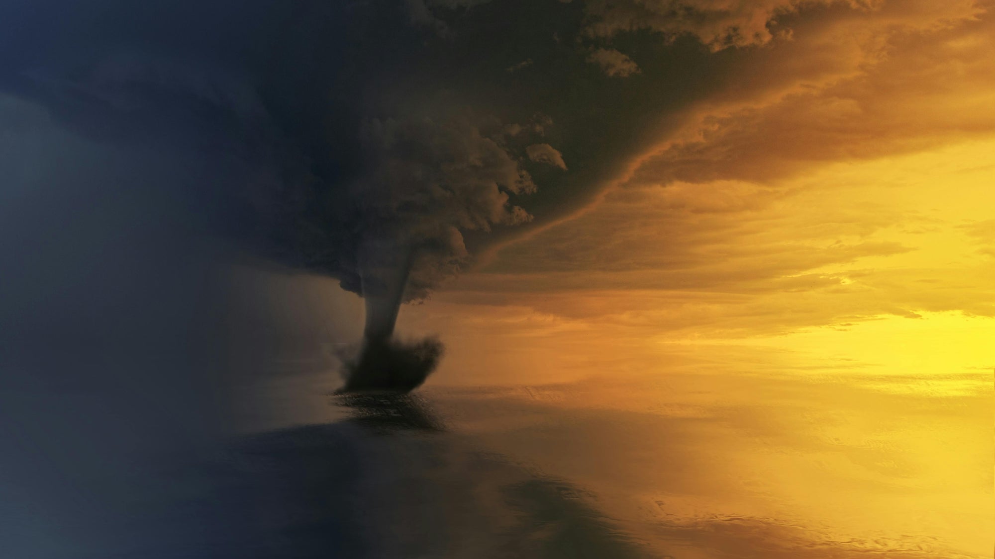 Ocean Cyclone at dawn